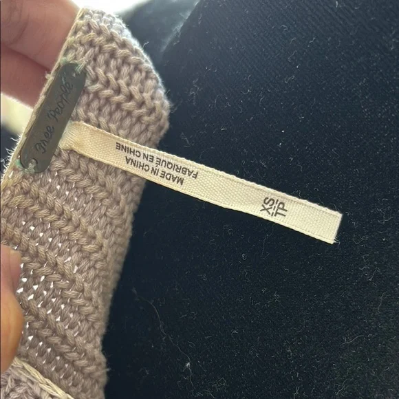 Free People City Of Stars Boat Neck Knit Peep Shoulder Sweater - Picture 8 of 8